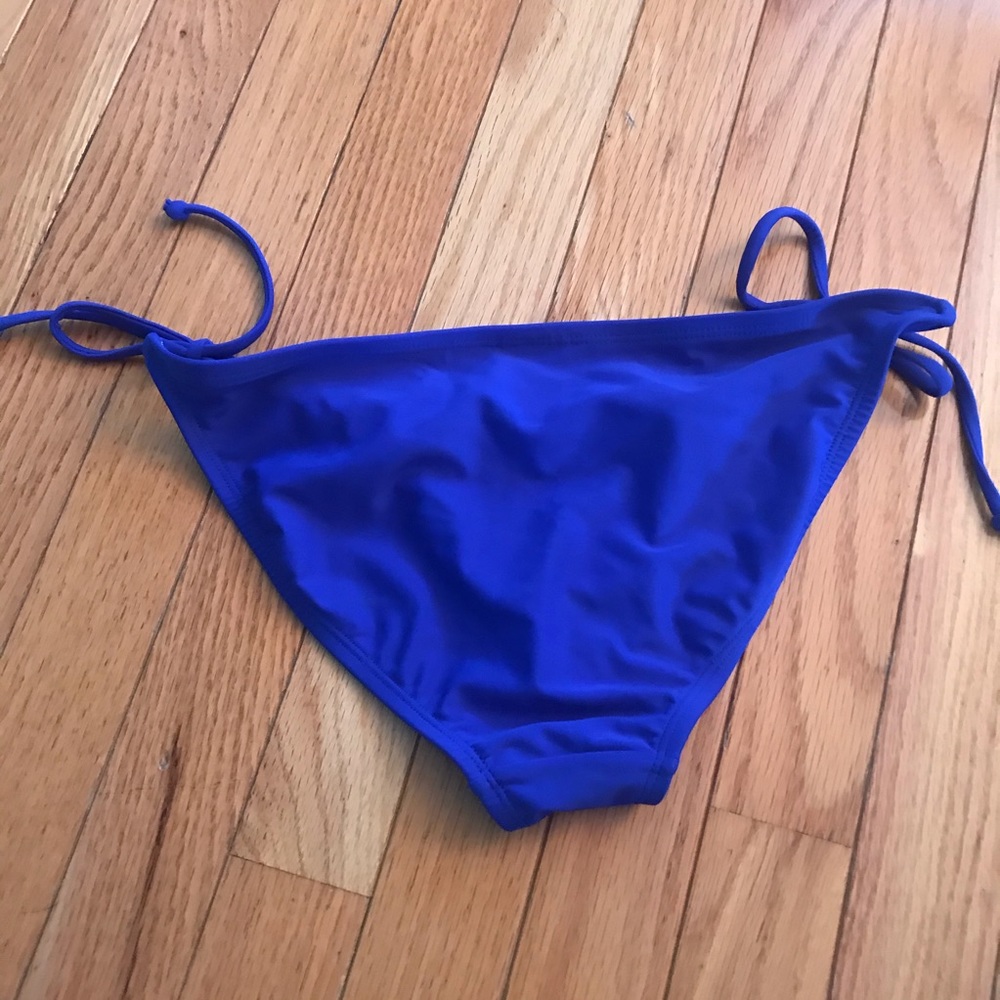 Xhilaration Royal Blue Side-tie Bikini Bottoms - Picture 2 of 4